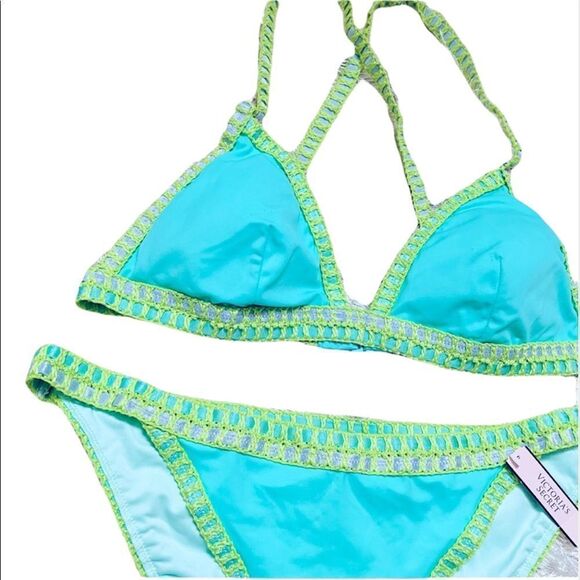 ✨ Victorias Secret Crochet-Trim Triangle Bikini✨ - Picture 5 of 6